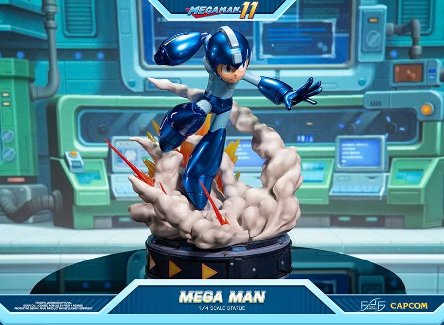 ロックマン アクションフィギュア MEGAMAN Amazon.co.jp: First4Figures - ロックマン11 (メガマン) レジン